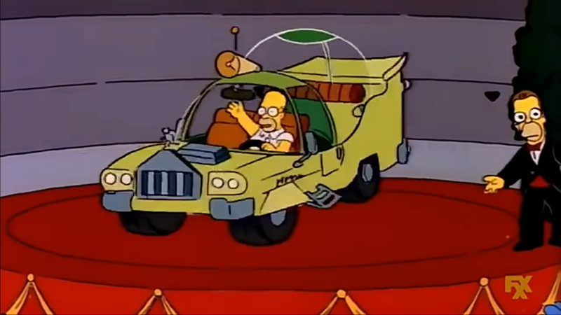 Homer Simpson’s overpriced monstrosity of a car